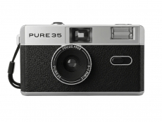 Pure35 Reloadable 35mm Camera Black Leather