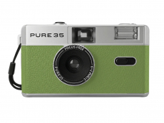 Pure35 Reloadable 35mm Camera Green Leather