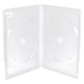 Media Range DVD Case for 2 discs, 14mm, machine packing grade, frosted/transparent (50-pack) BOX26-M