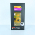 Kodak ColorMax Reusable 35mm Film Camera Clear Yellow incl. Gold 200 135-36 Film