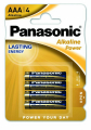 Panasonic LR03/AAA Blister 4 Alkaline Power